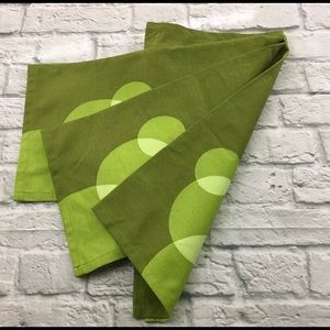 IKEA Napkins Placemats Green Set of 3